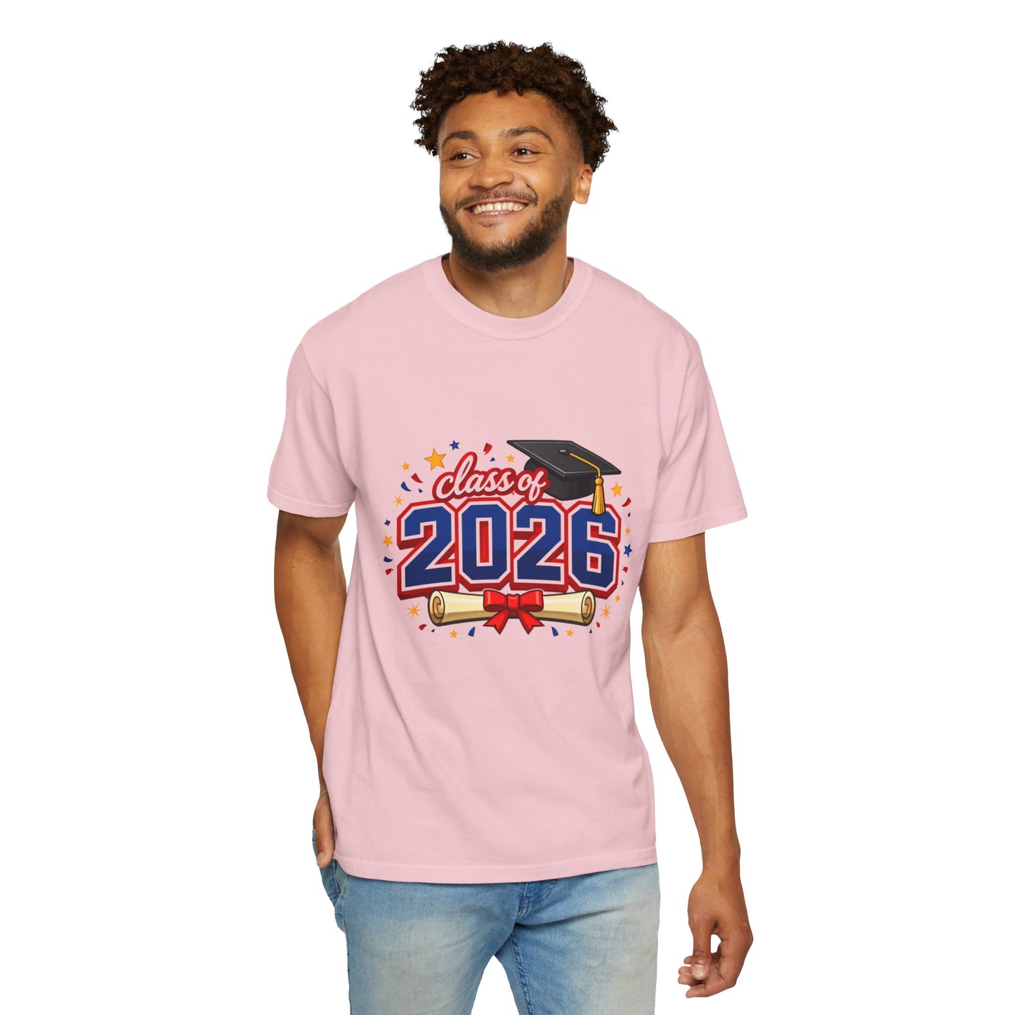 Class of 2026 Graduation T-Shirt — Cap & Diploma Celebration Tee