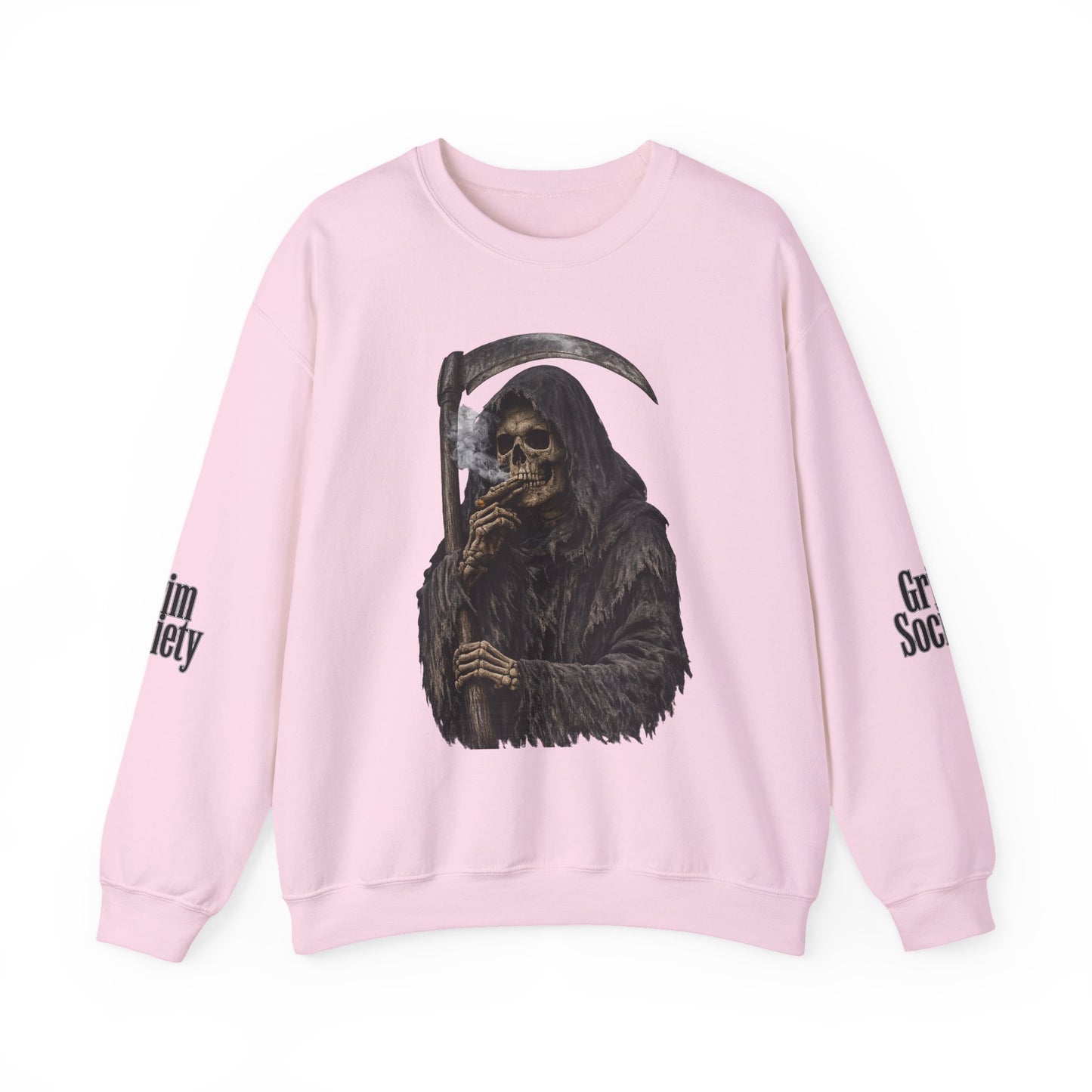 Grim Reaper Sweatshirt Gothic Streetwear Crewneck