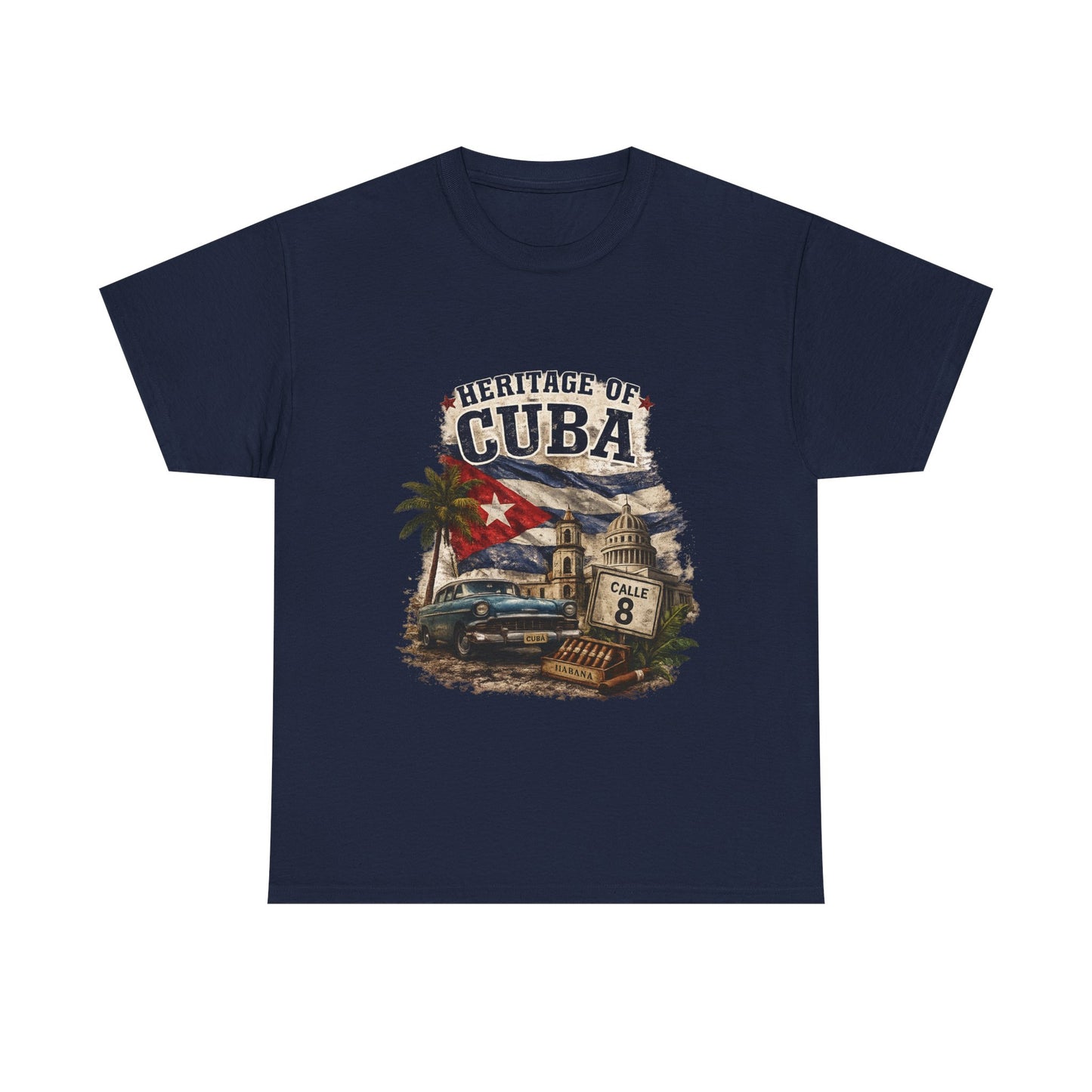 Heritage of Cuba Vintage Graphic Tee