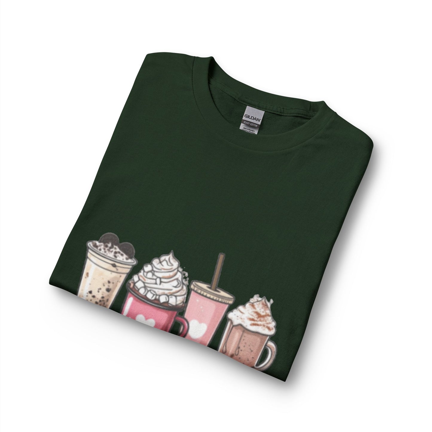 Cute Coffee Drinks Long Sleeve Tee — Cozy Barista-Inspired Shirt