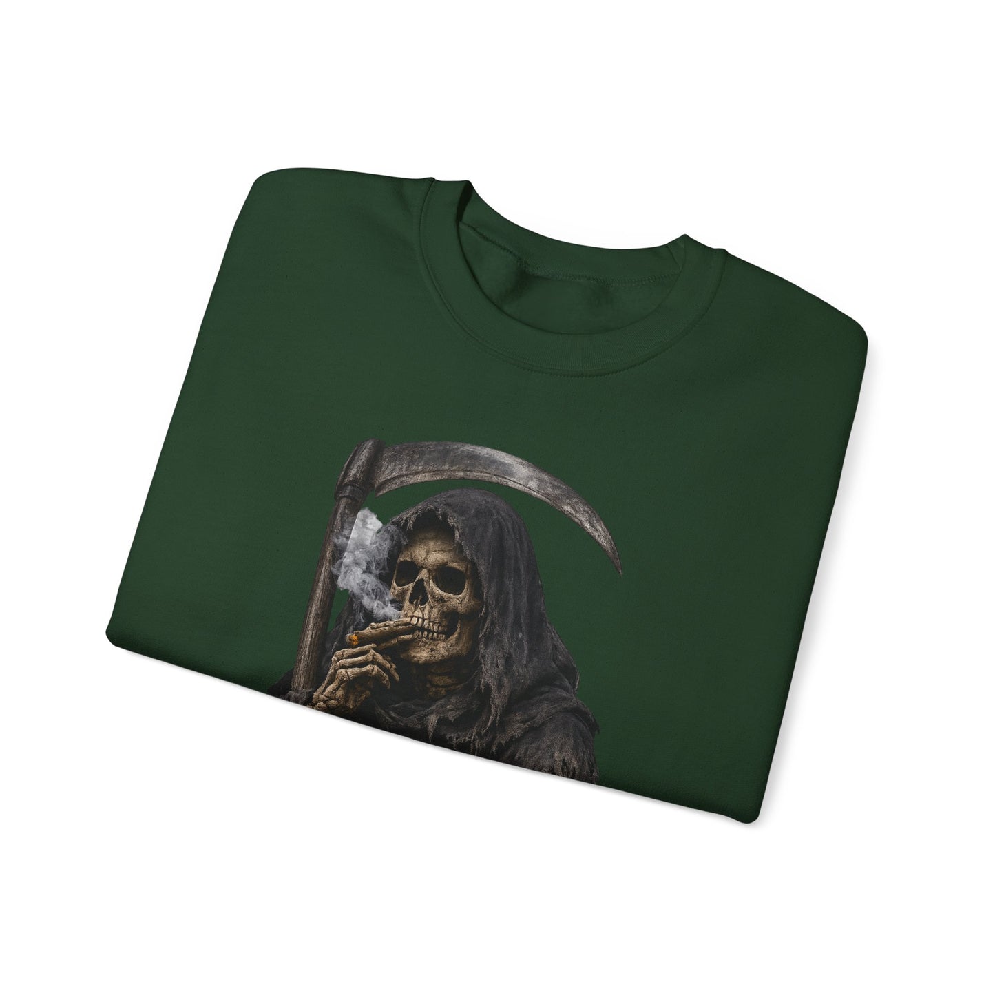 Grim Reaper Sweatshirt Gothic Streetwear Crewneck
