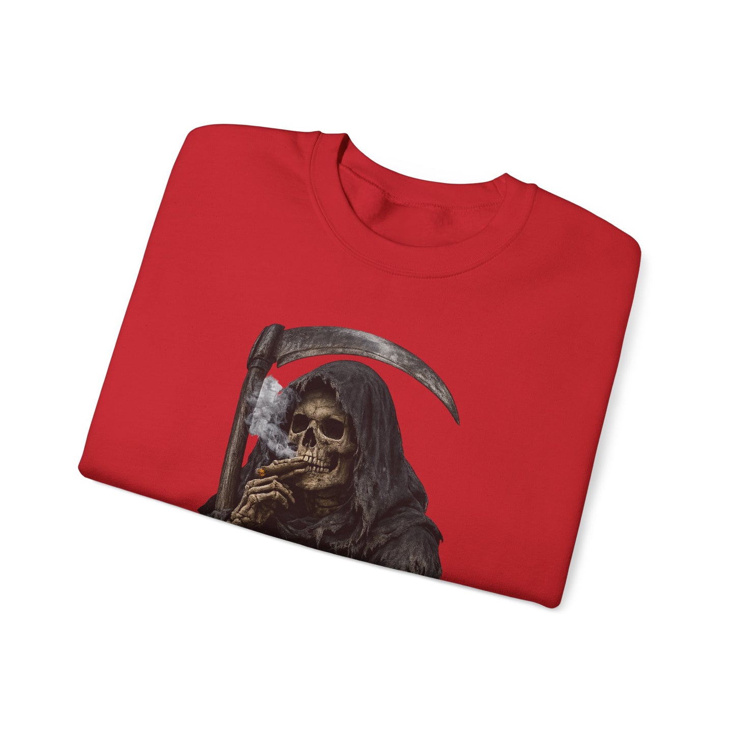 Grim Reaper Sweatshirt Gothic Streetwear Crewneck