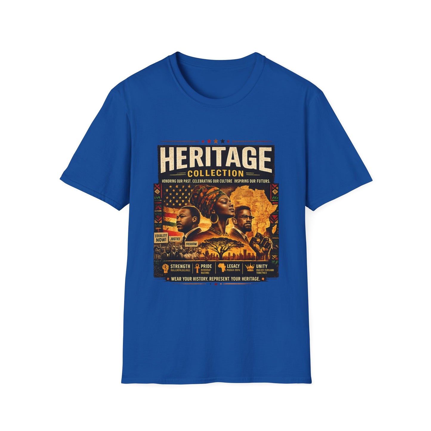 Heritage Collection African American History Graphic Tee | Cultural Pride Shirt
