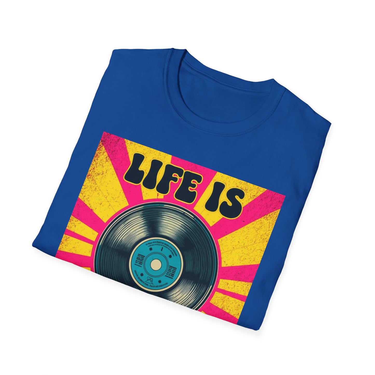 Classic Tracks T-Shirt – Vintage Vinyl 'Life Is Classic Tracks' Tee