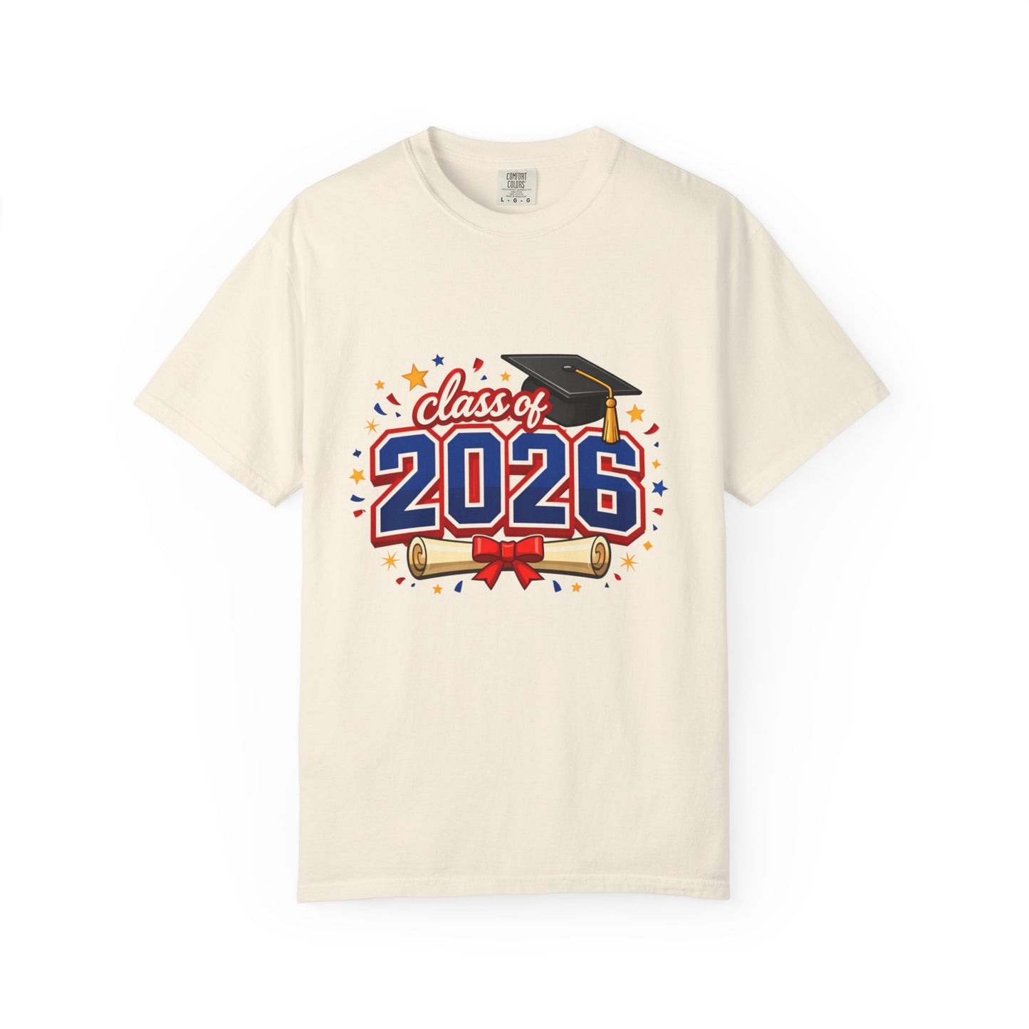 Class of 2026 Graduation T-Shirt — Cap & Diploma Celebration Tee