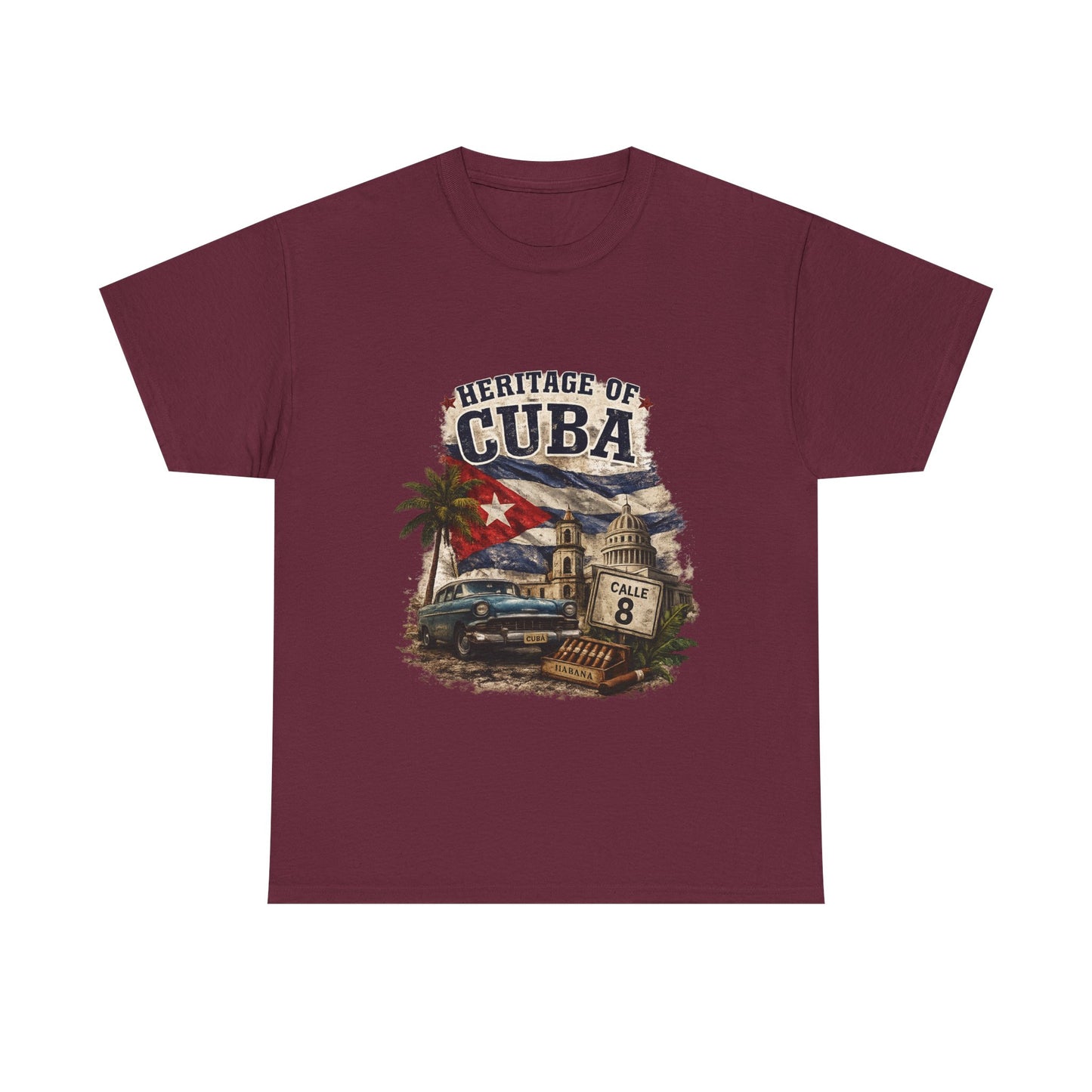 Heritage of Cuba Vintage Graphic Tee