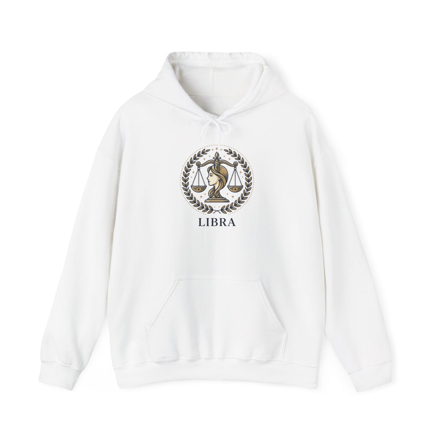 Libra Zodiac Hoodie - Elegant Scales Astrology Sweatshirt