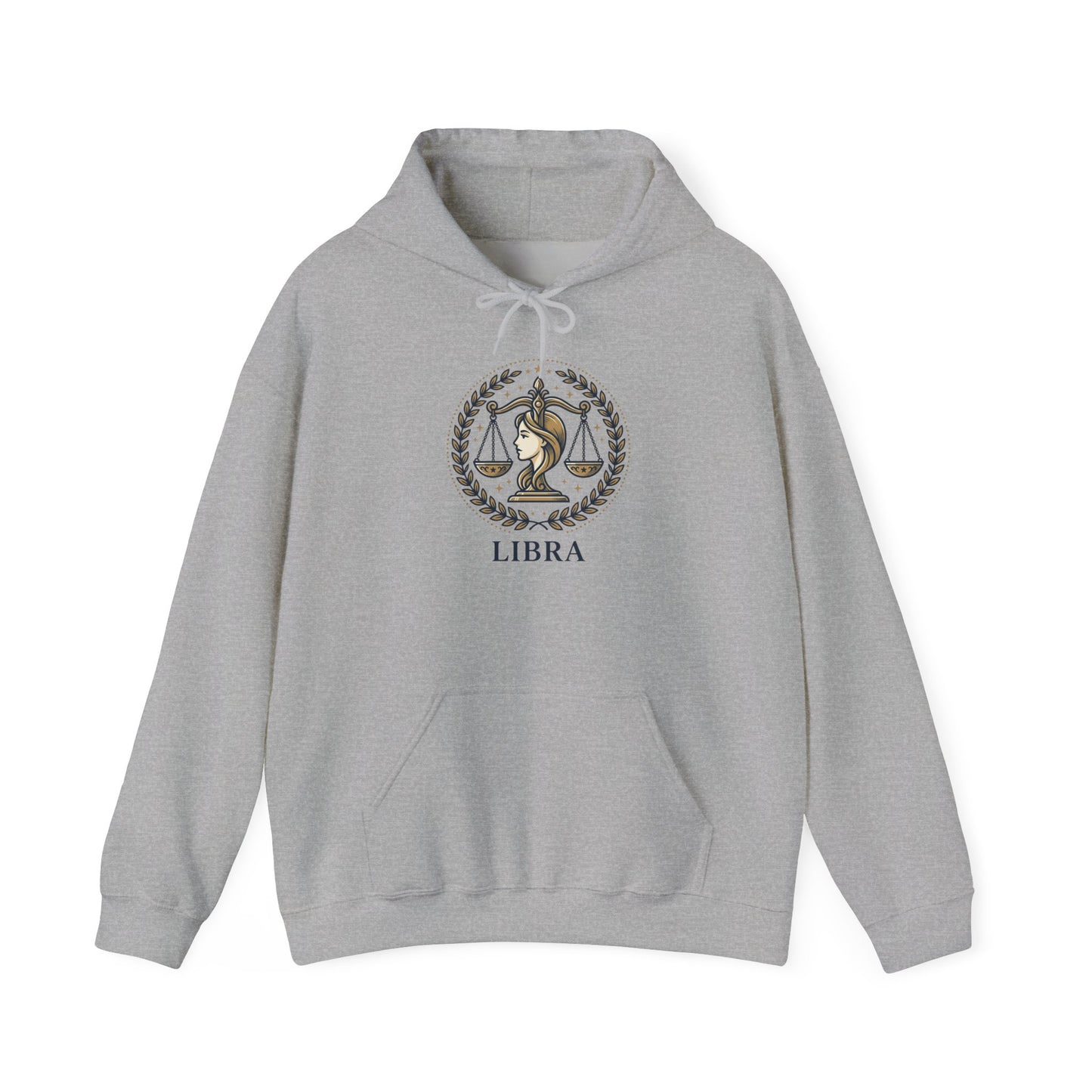 Libra Zodiac Hoodie - Elegant Scales Astrology Sweatshirt