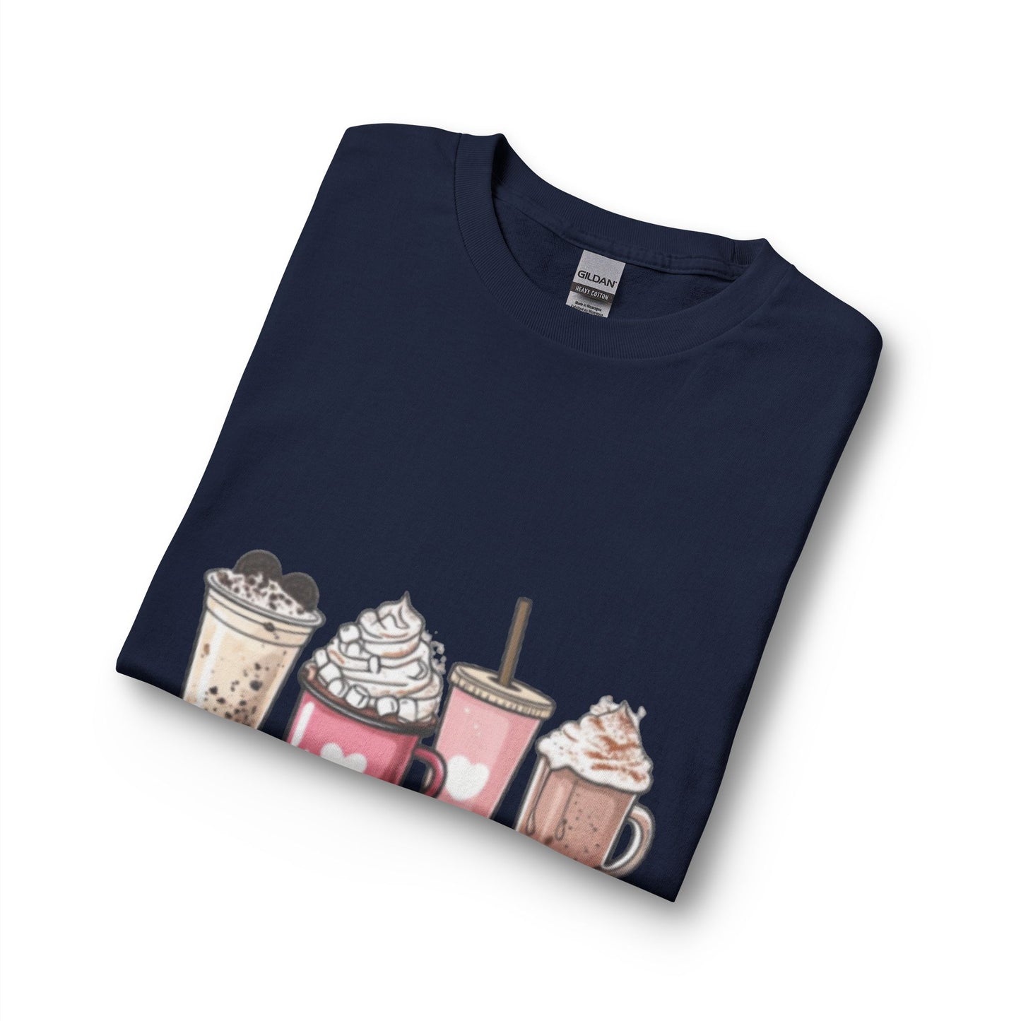 Cute Coffee Drinks Long Sleeve Tee — Cozy Barista-Inspired Shirt