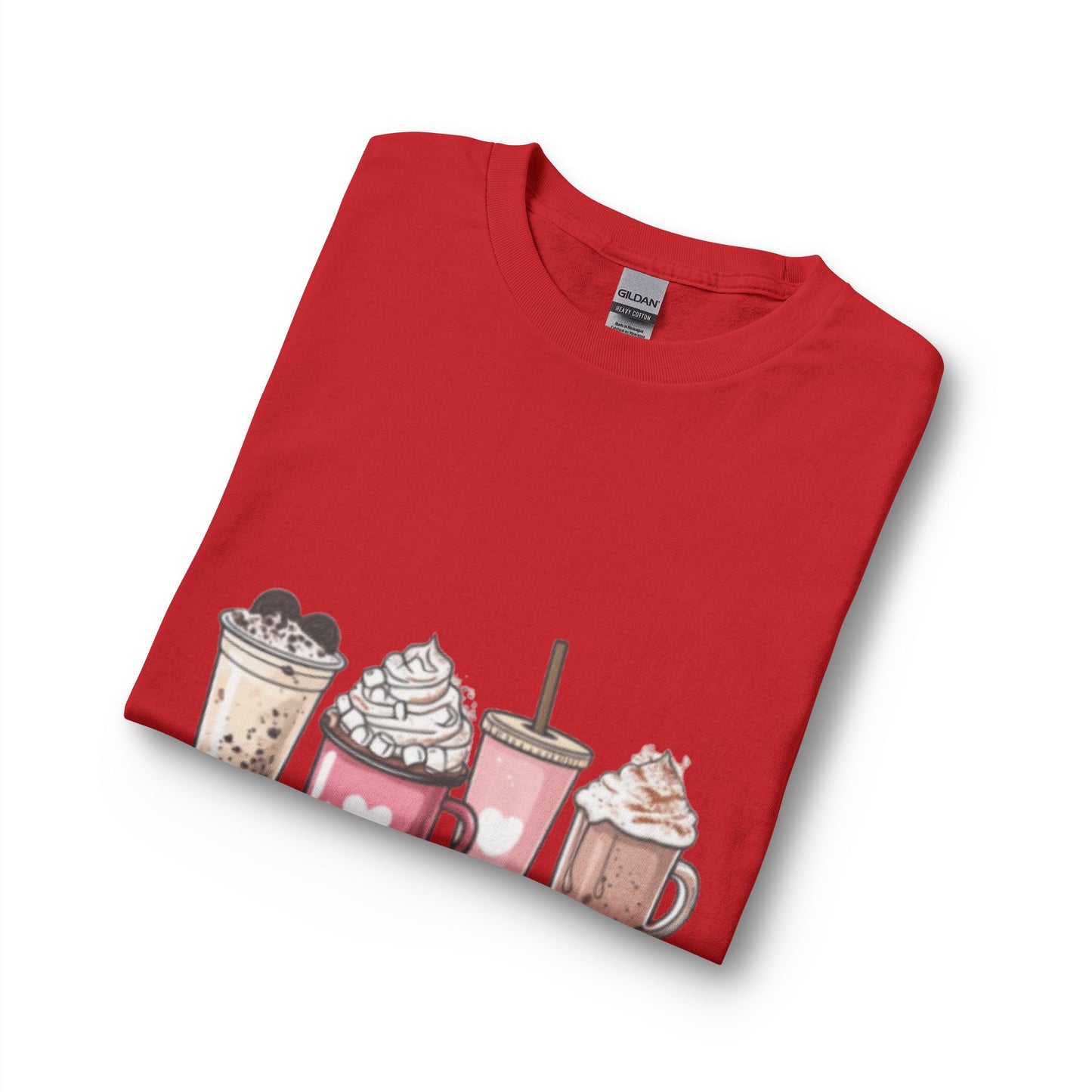 Cute Coffee Drinks Long Sleeve Tee — Cozy Barista-Inspired Shirt