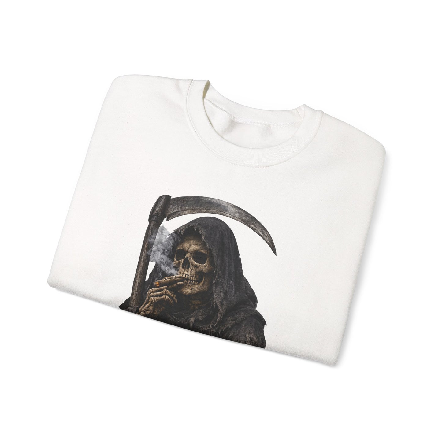 Grim Reaper Sweatshirt Gothic Streetwear Crewneck
