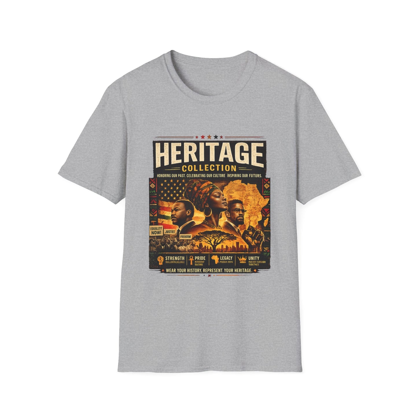 Heritage Collection African American History Graphic Tee | Cultural Pride Shirt