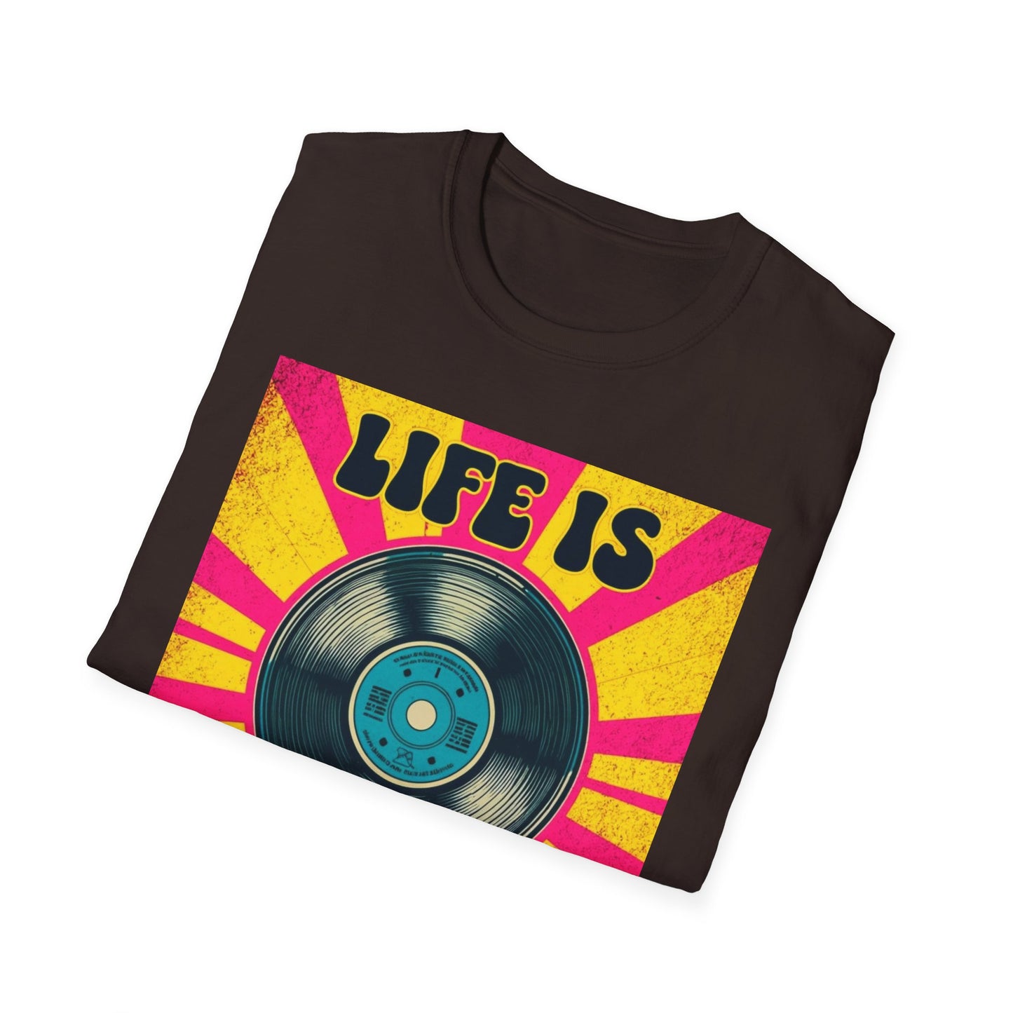 Classic Tracks T-Shirt – Vintage Vinyl 'Life Is Classic Tracks' Tee