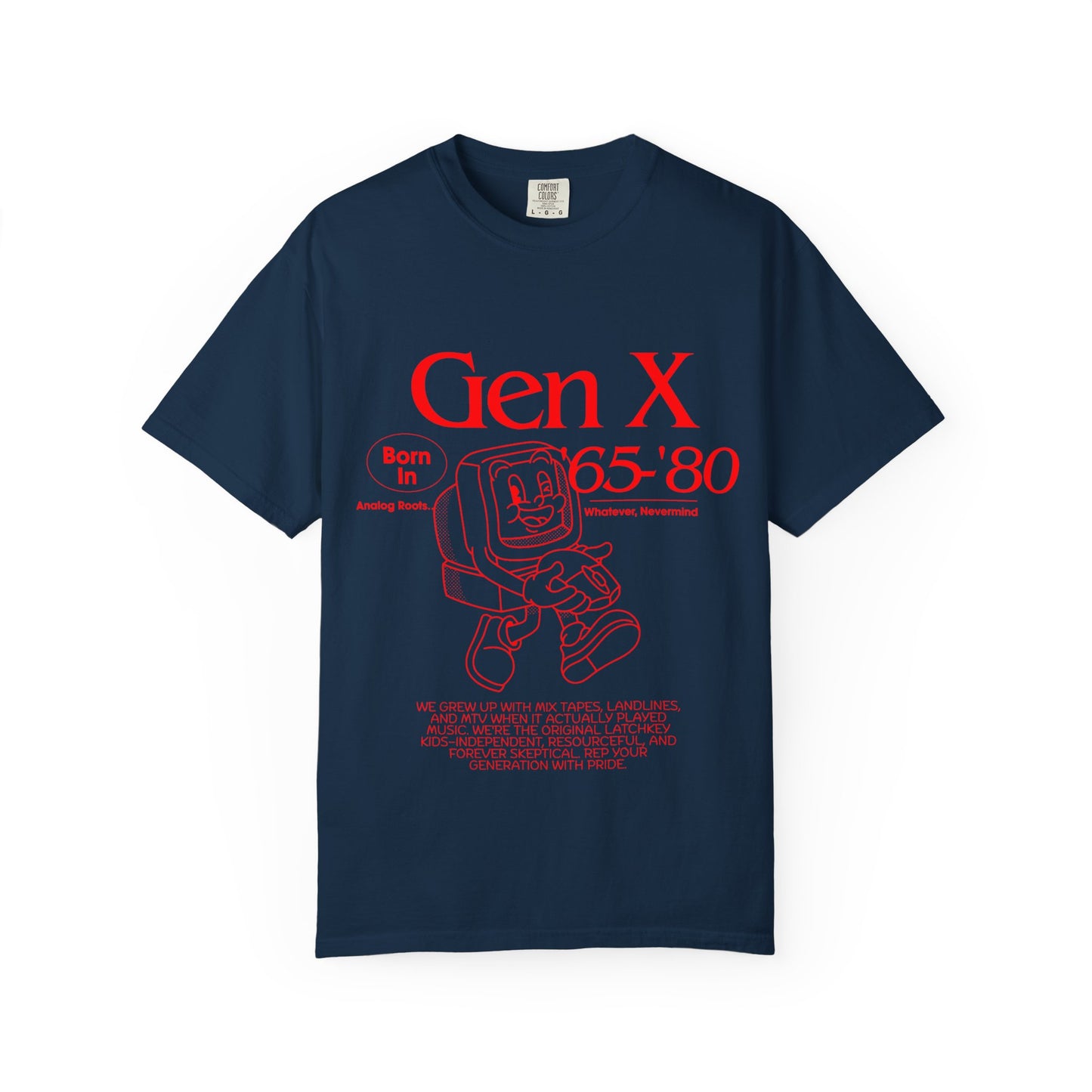 Gen X Born 65–80 Vintage Tee — Retro 1965–1980 Birth Years Shirt