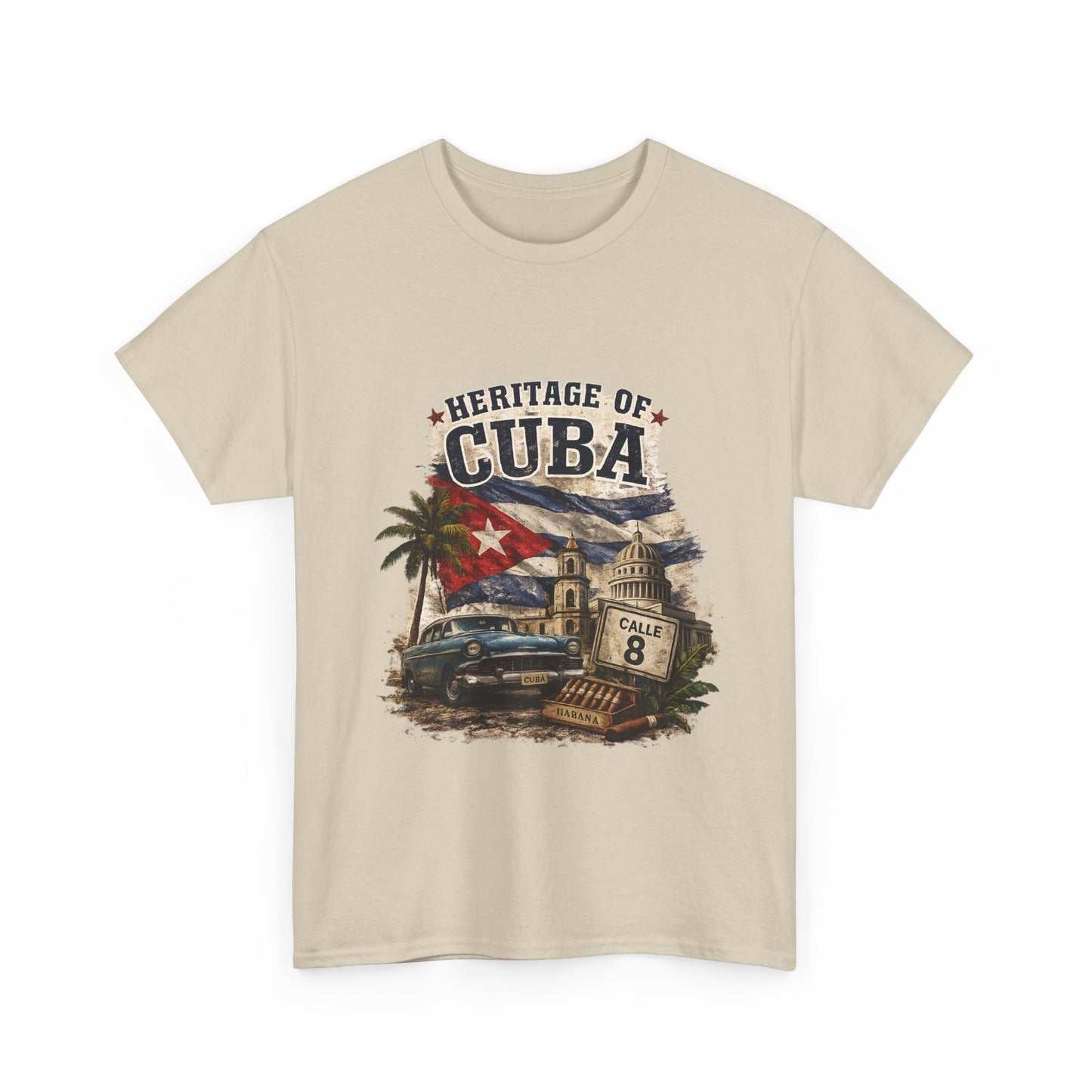 Heritage of Cuba Vintage Graphic Tee