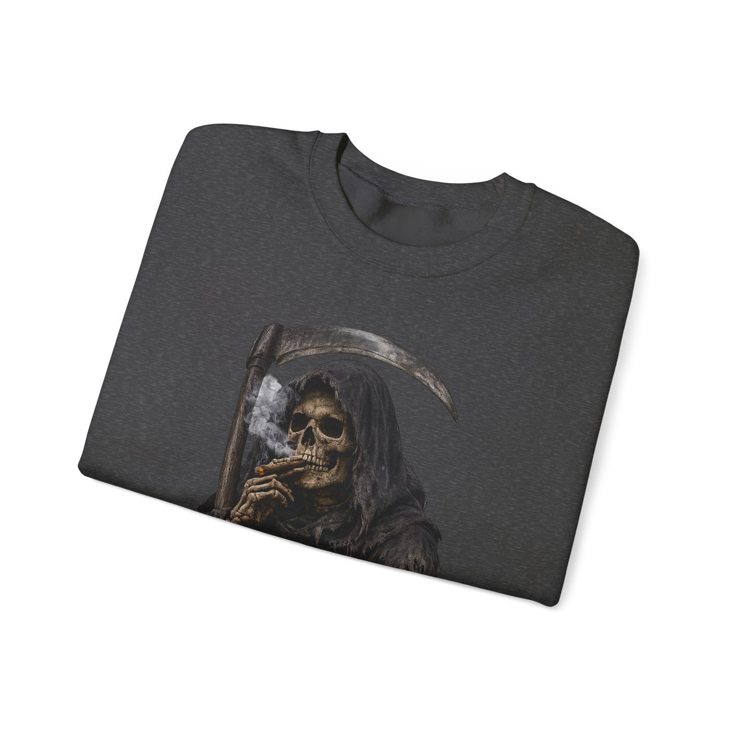 Grim Reaper Sweatshirt Gothic Streetwear Crewneck