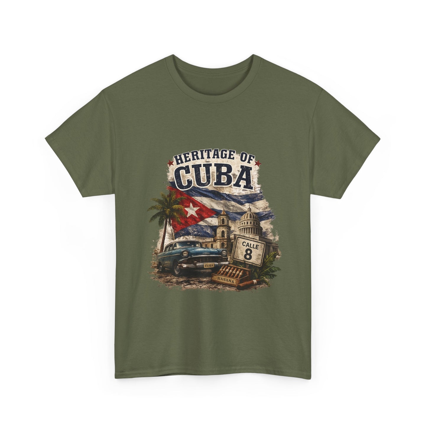 Heritage of Cuba Vintage Graphic Tee