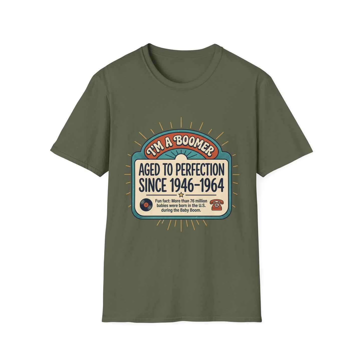 Baby Boomer T-Shirt — Retro Pride Tee for Boomers