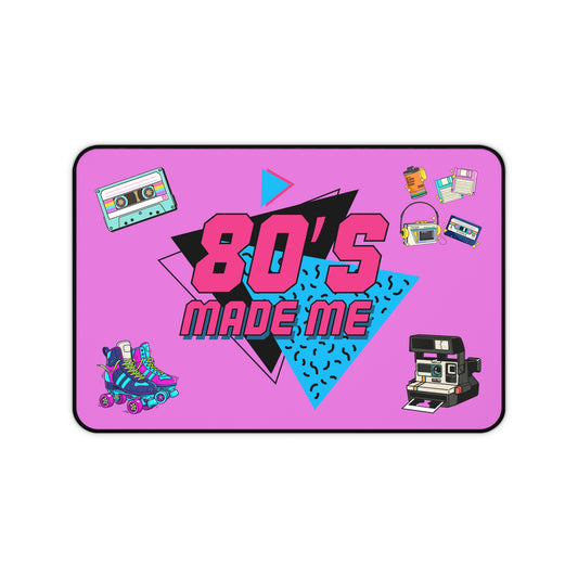Retro 80s "Made Me" Desk Mat — Vintage Retro Gaming & Office Mousepad