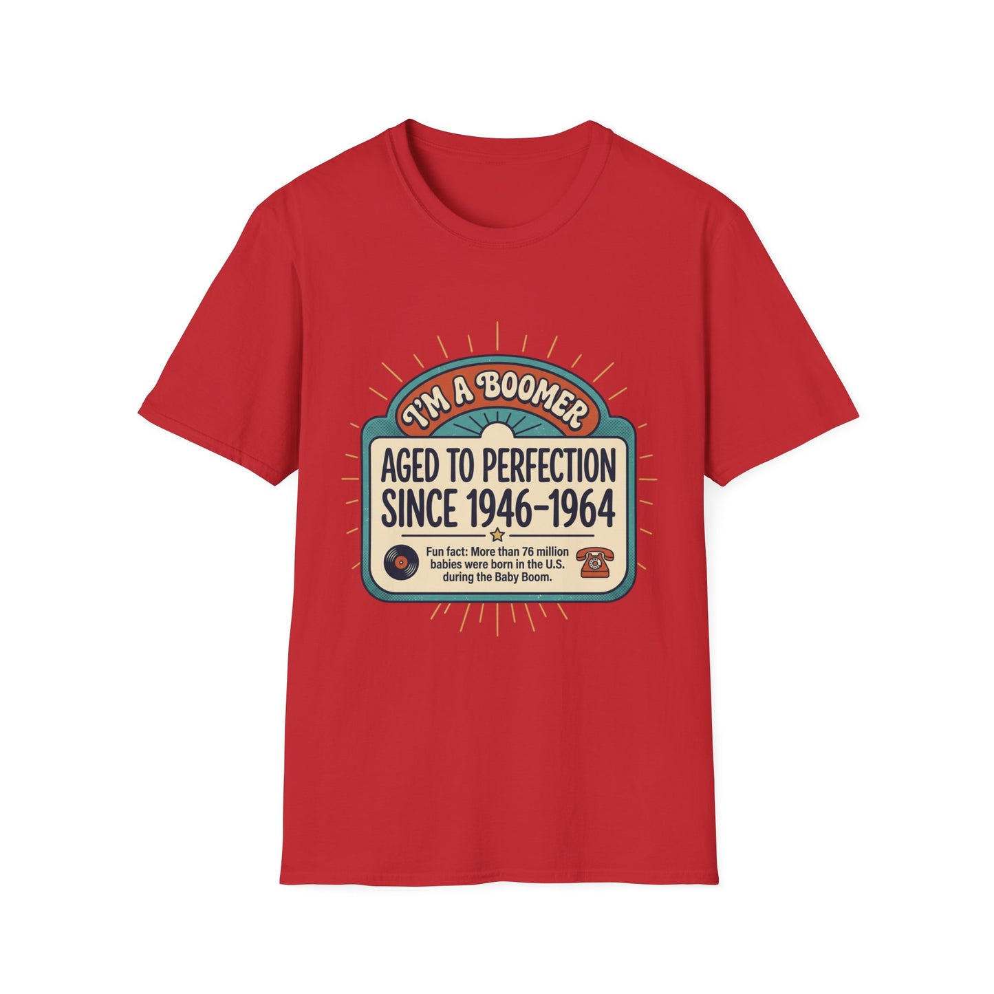 Baby Boomer T-Shirt — Retro Pride Tee for Boomers