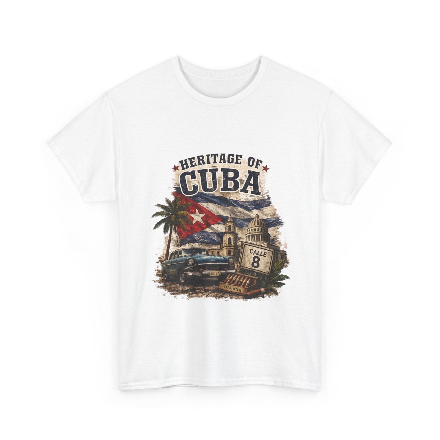 Heritage of Cuba Vintage Graphic Tee