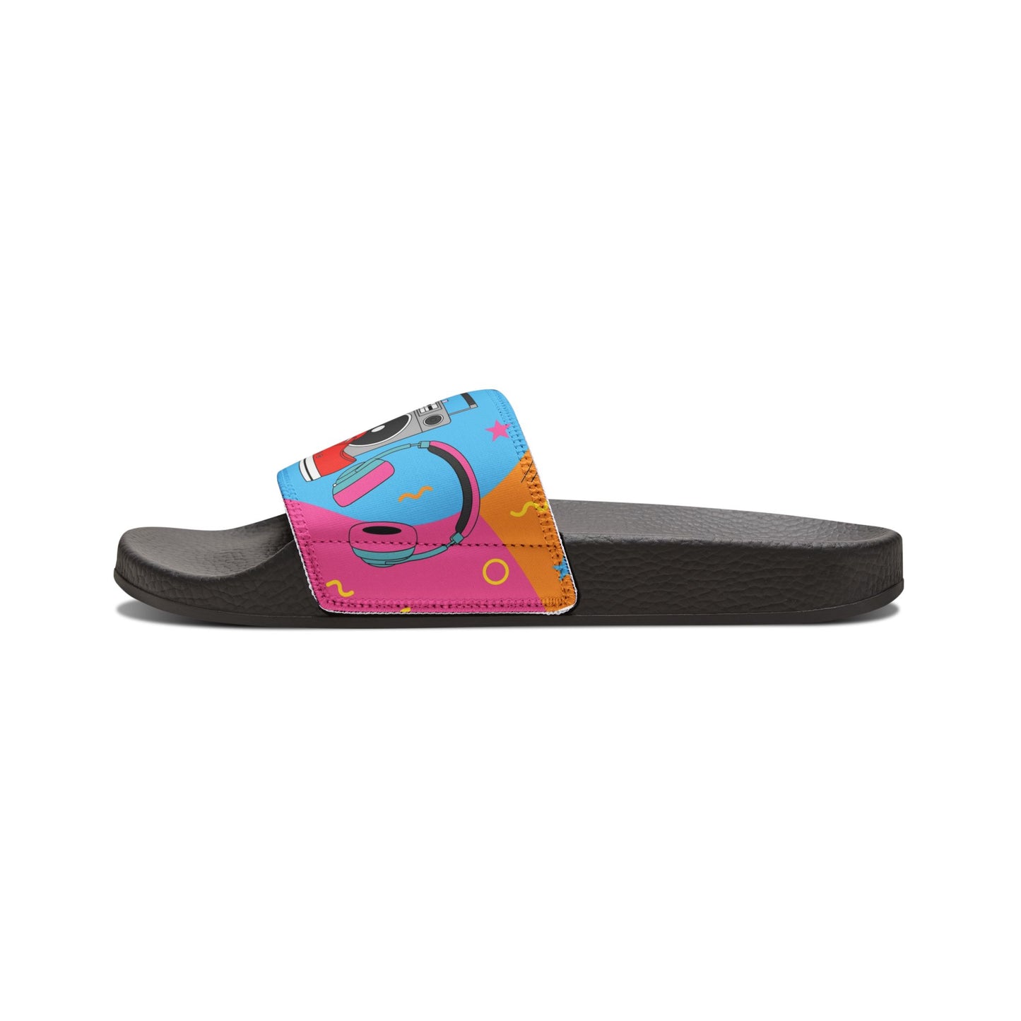 Retro Boombox Graphic Women's Sandals
