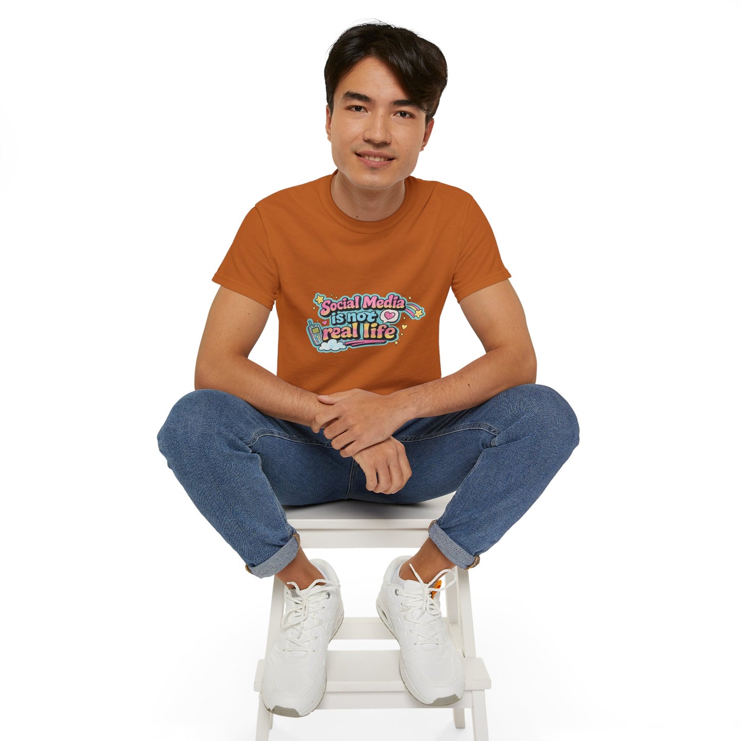 Social Media Is Not Real Life Tee