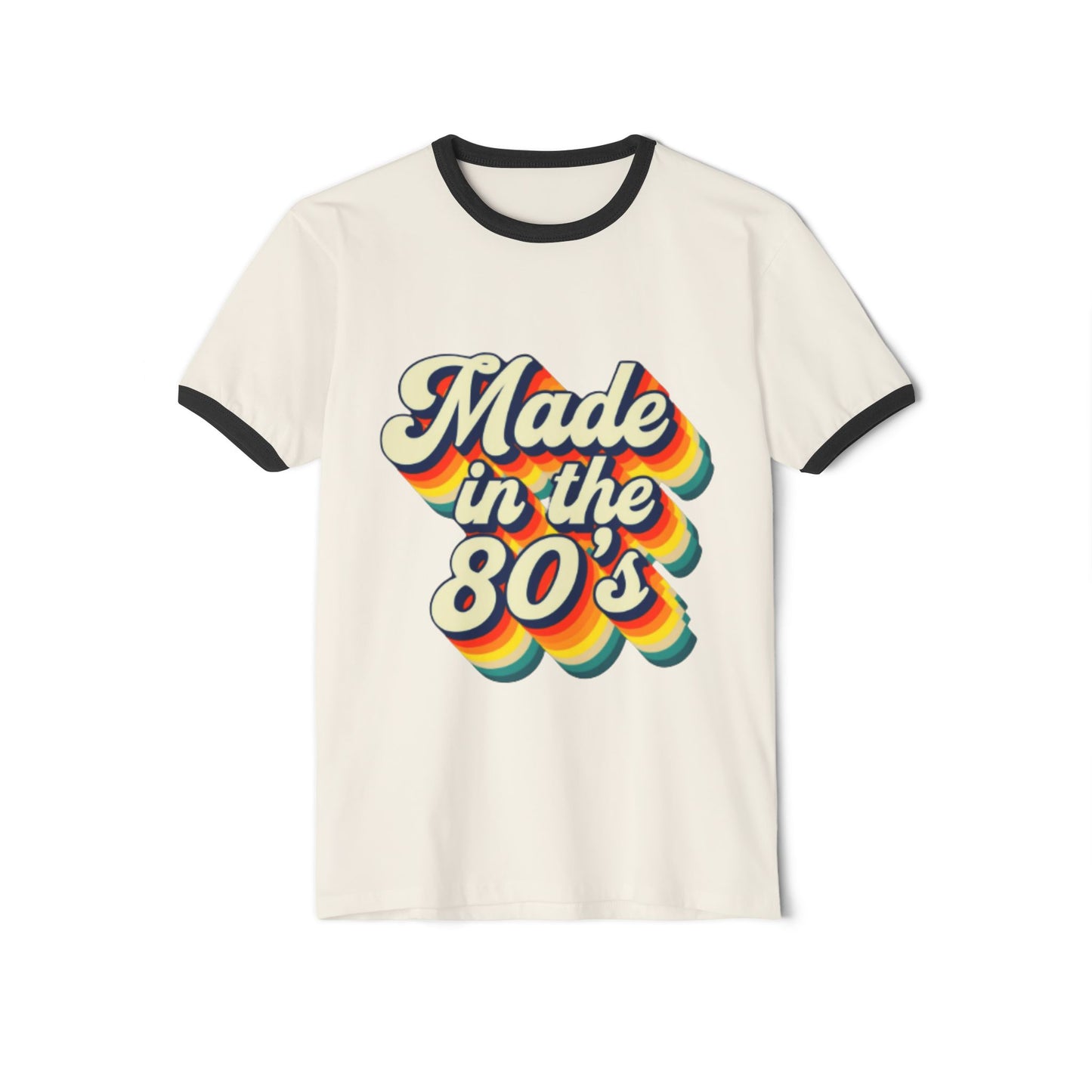 Made in the 80's Ringer T-Shirt — Retro Vintage 80s Graphic Tee