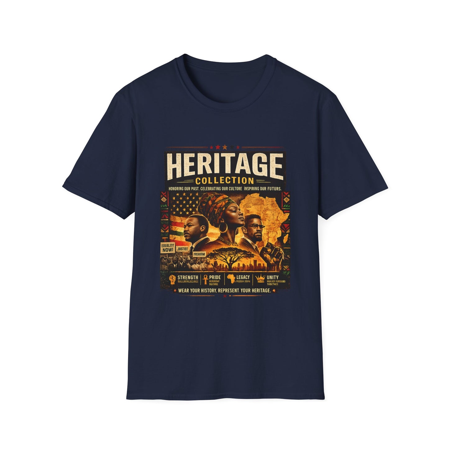 Heritage Collection African American History Graphic Tee | Cultural Pride Shirt