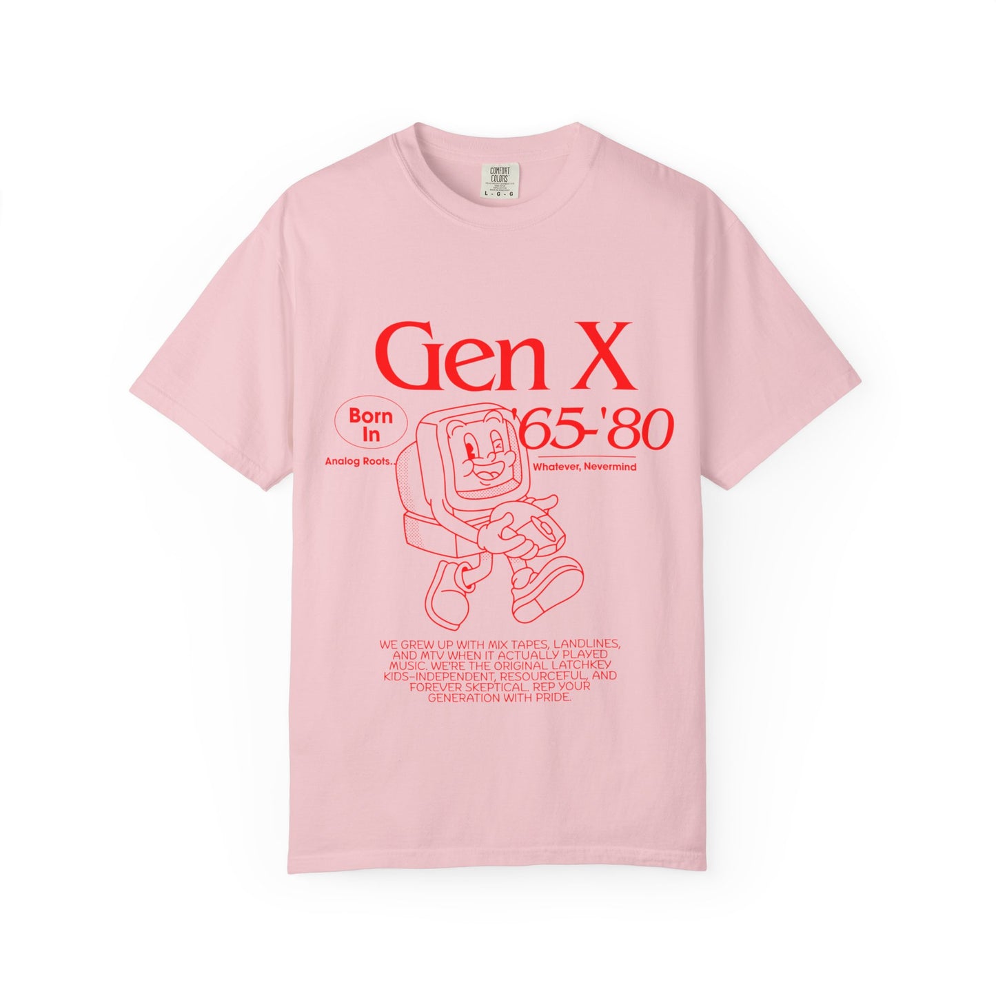 Gen X Born 65–80 Vintage Tee — Retro 1965–1980 Birth Years Shirt