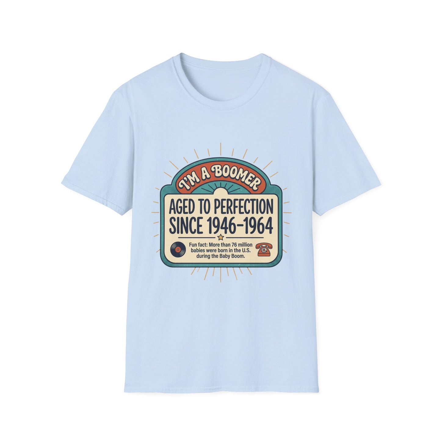 Baby Boomer T-Shirt — Retro Pride Tee for Boomers
