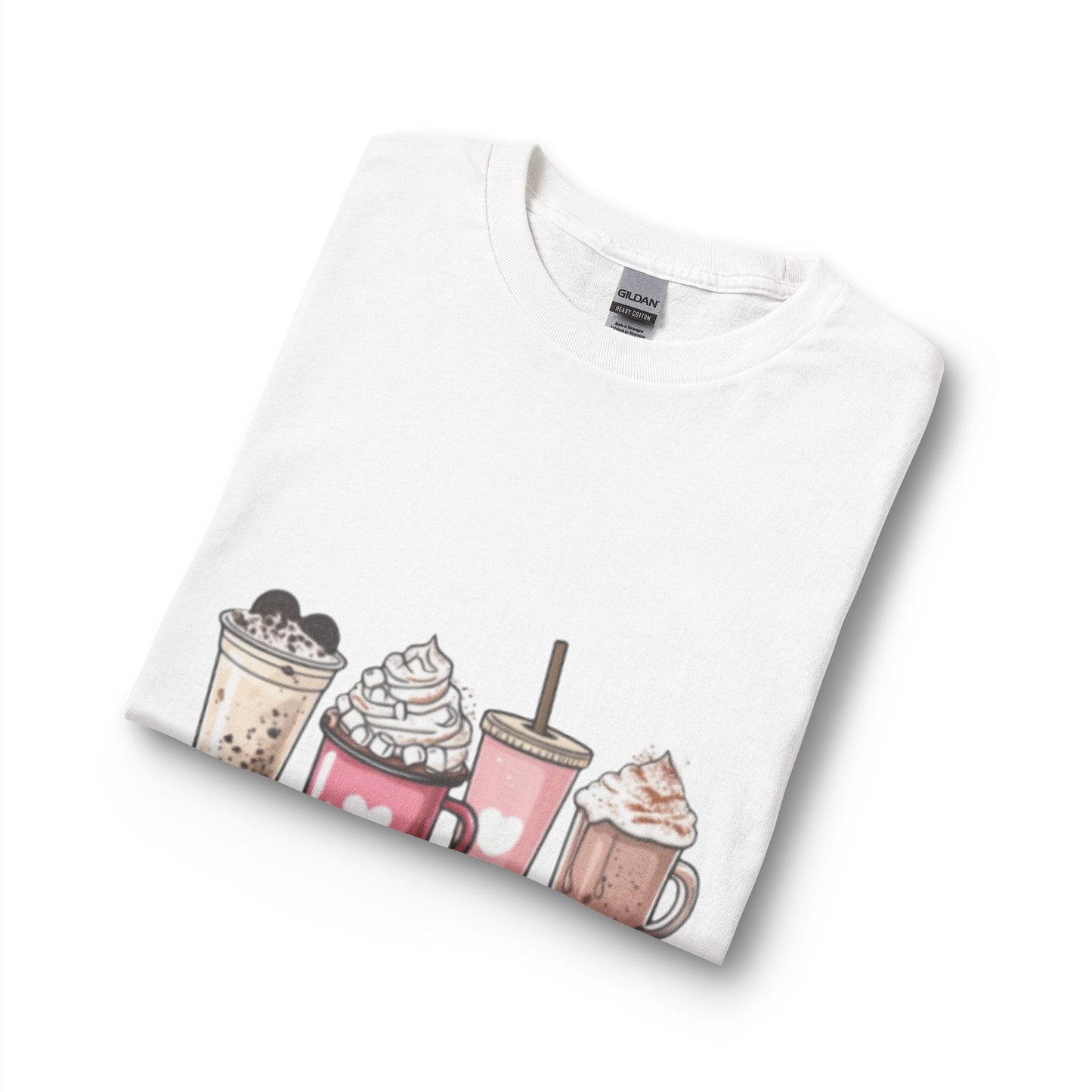 Cute Coffee Drinks Long Sleeve Tee — Cozy Barista-Inspired Shirt