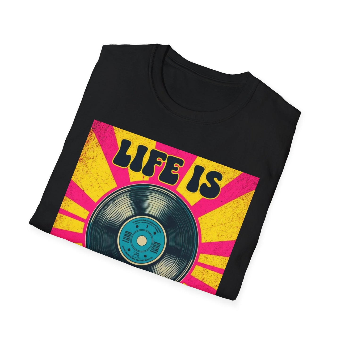 Classic Tracks T-Shirt – Vintage Vinyl 'Life Is Classic Tracks' Tee