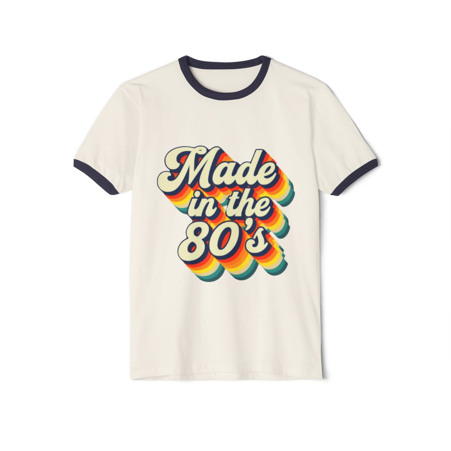 Made in the 80's Ringer T-Shirt — Retro Vintage 80s Graphic Tee
