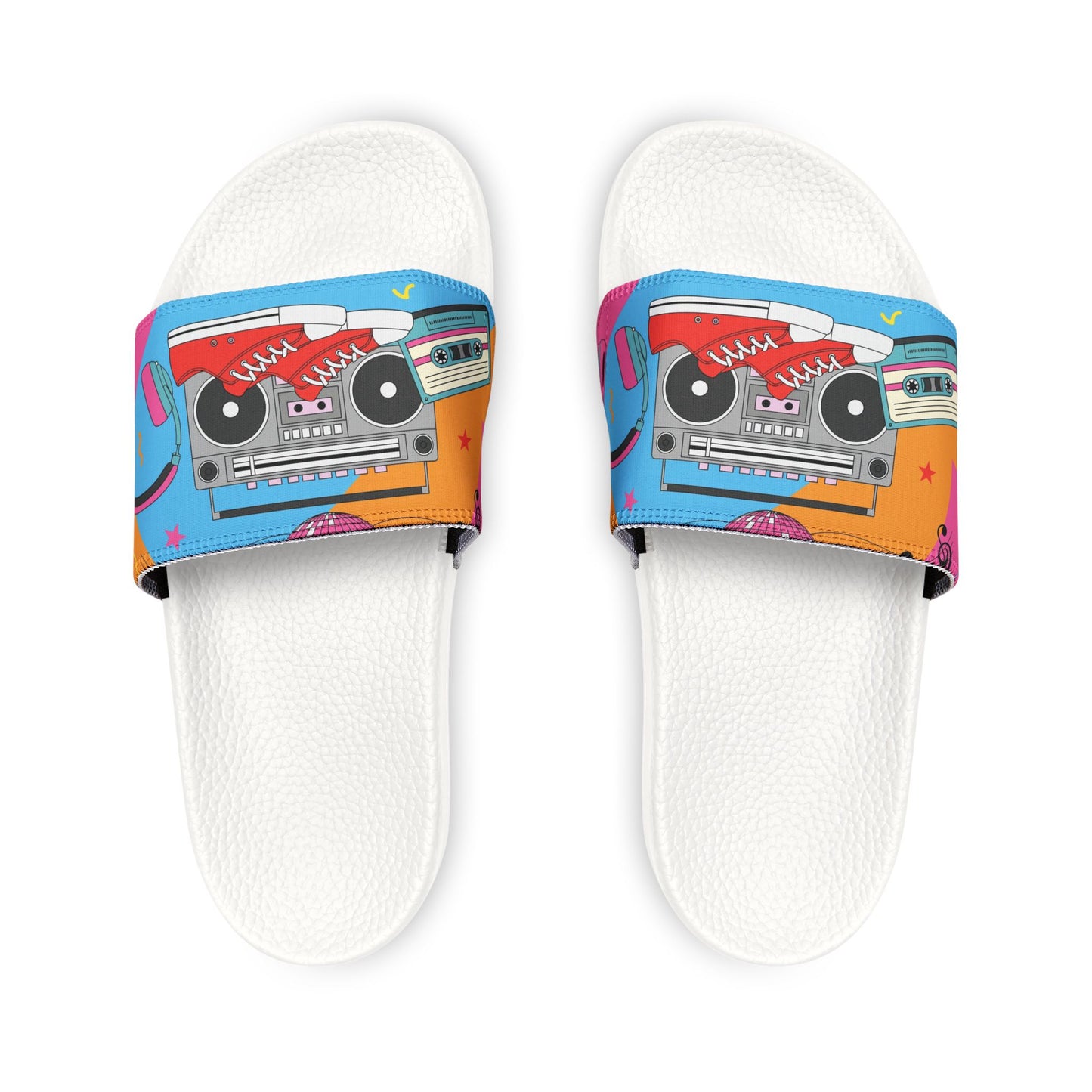 Retro Boombox Graphic Women's Sandals