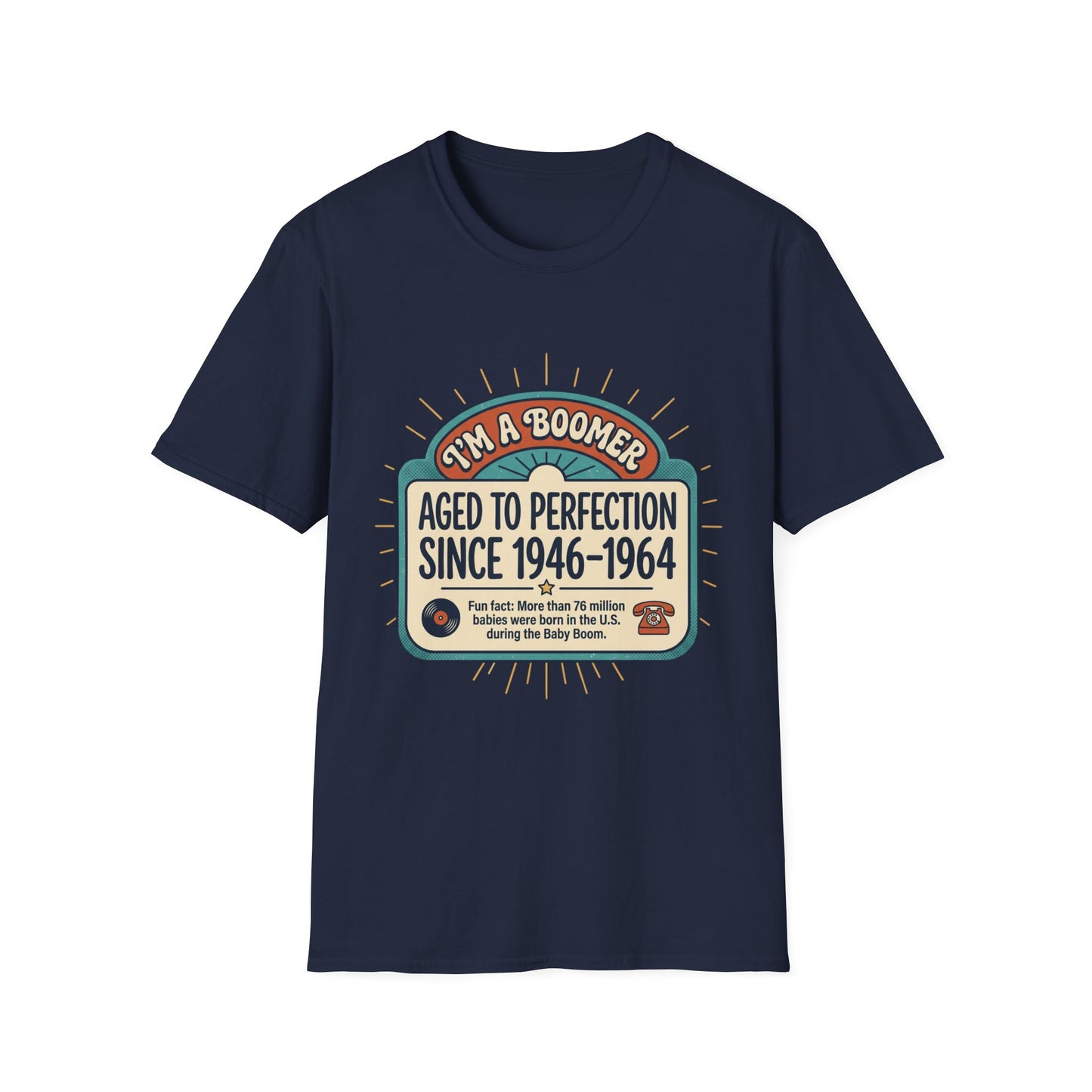 Baby Boomer T-Shirt — Retro Pride Tee for Boomers