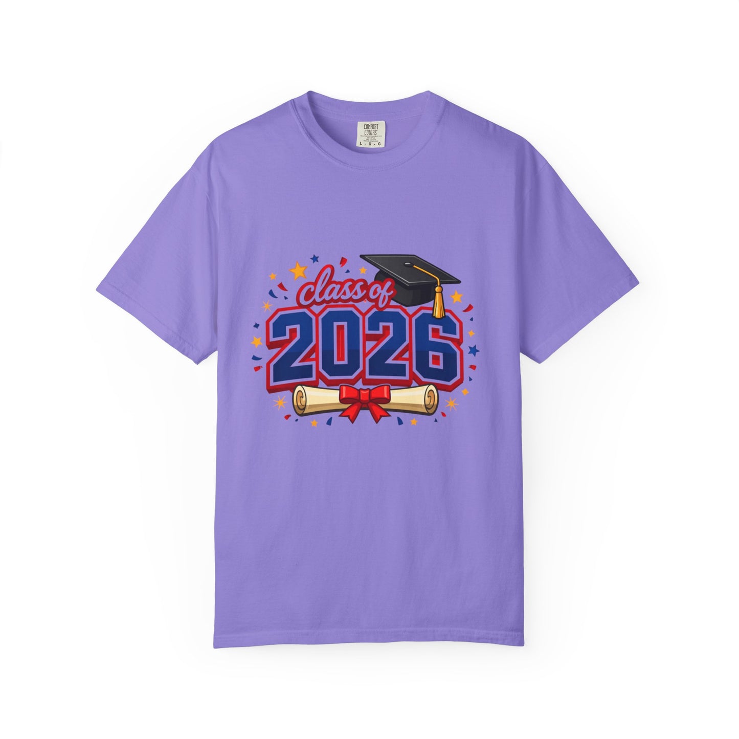 Class of 2026 Graduation T-Shirt — Cap & Diploma Celebration Tee