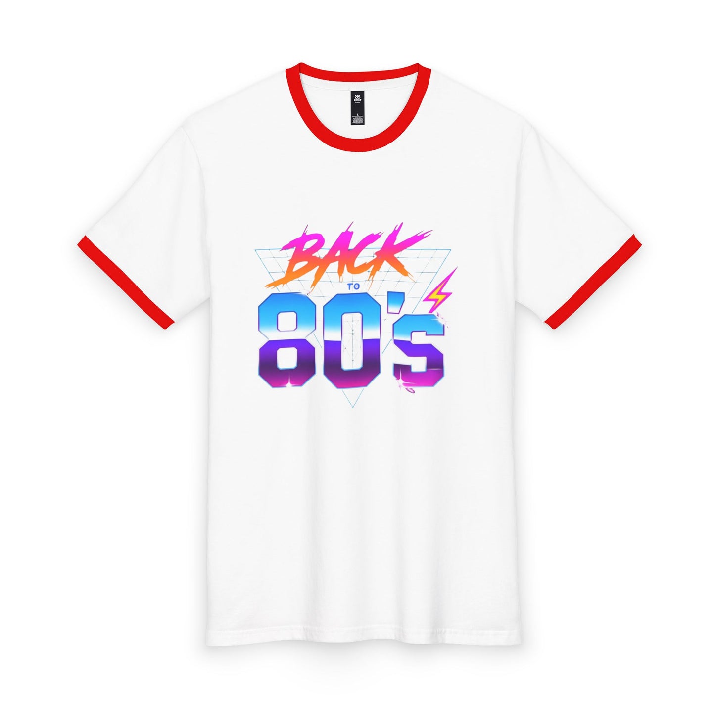Back to the 80s Ringer Tee — Retro Men's T-Shirt