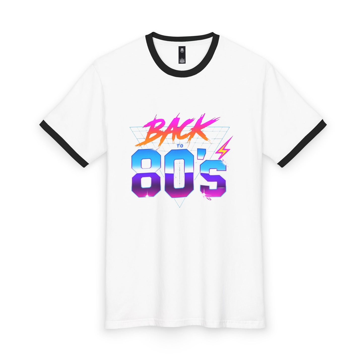 Back to the 80s Ringer Tee — Retro Men's T-Shirt