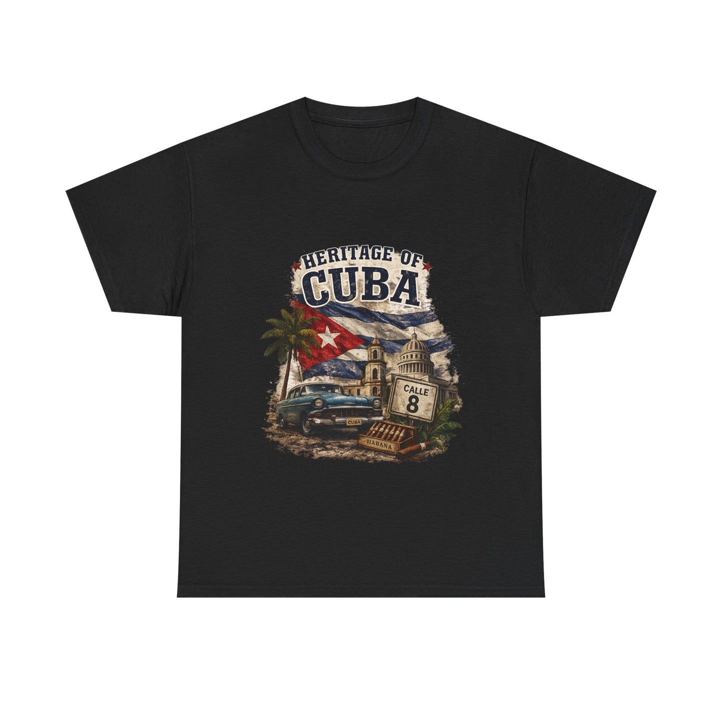 Heritage of Cuba Vintage Graphic Tee