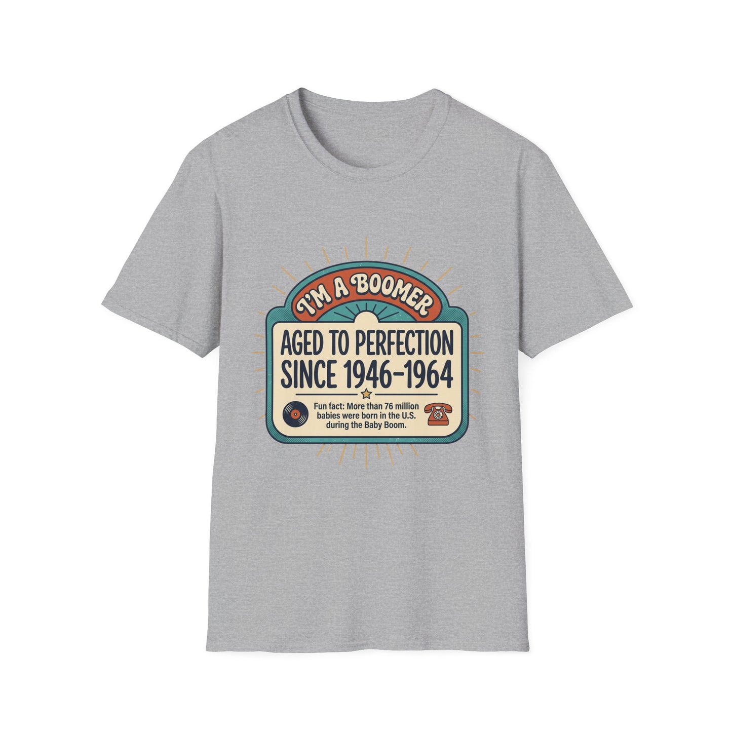 Baby Boomer T-Shirt — Retro Pride Tee for Boomers