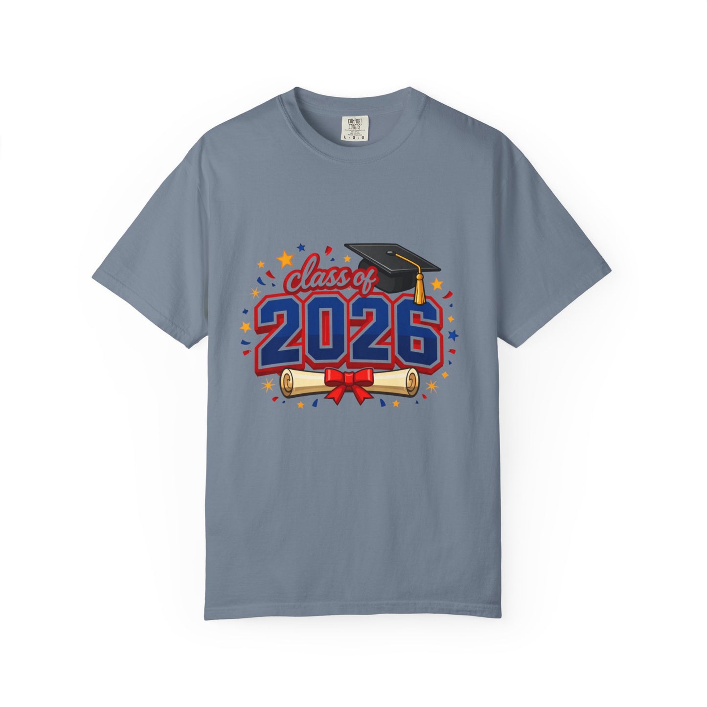 Class of 2026 Graduation T-Shirt — Cap & Diploma Celebration Tee