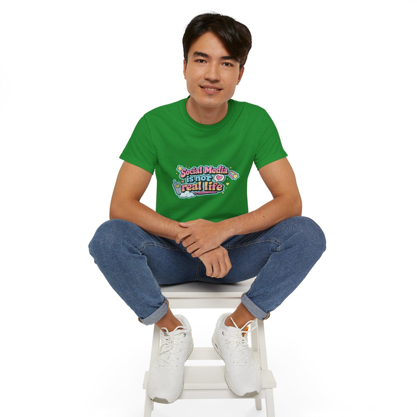 Social Media Is Not Real Life Tee