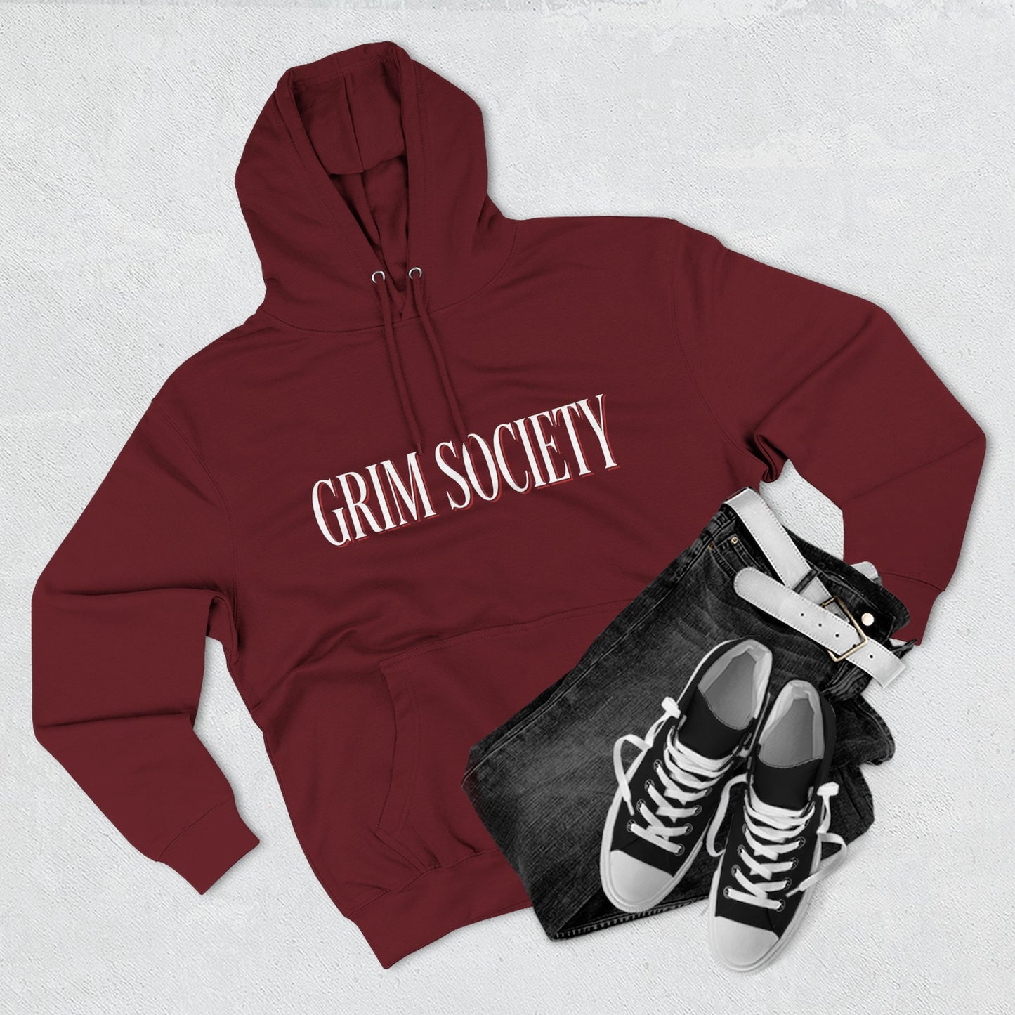 Grim Society “Roll Up” College Edition Hoodie