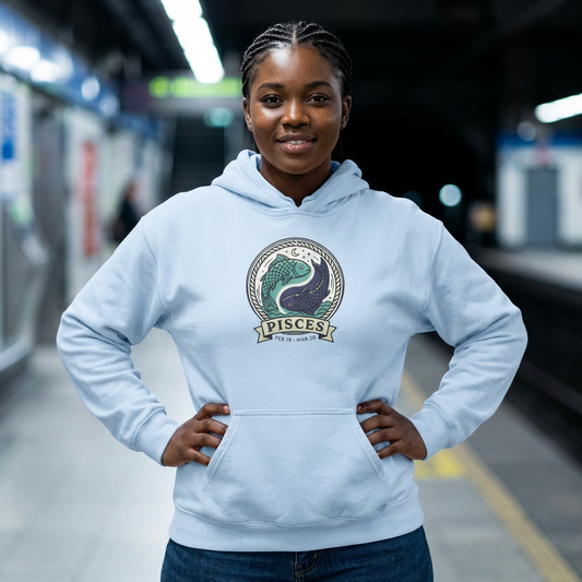 Pisces Zodiac Hoodie — Astrological Sign Hoodie for Pisces