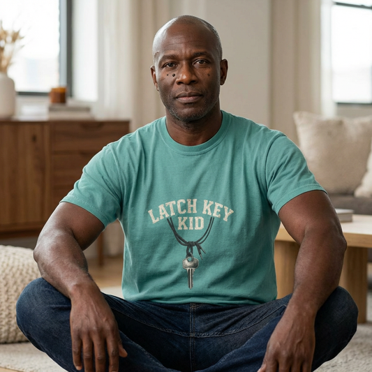Latch Key Kid T-Shirt — Vintage Key Graphic Tee for Kids & Teens