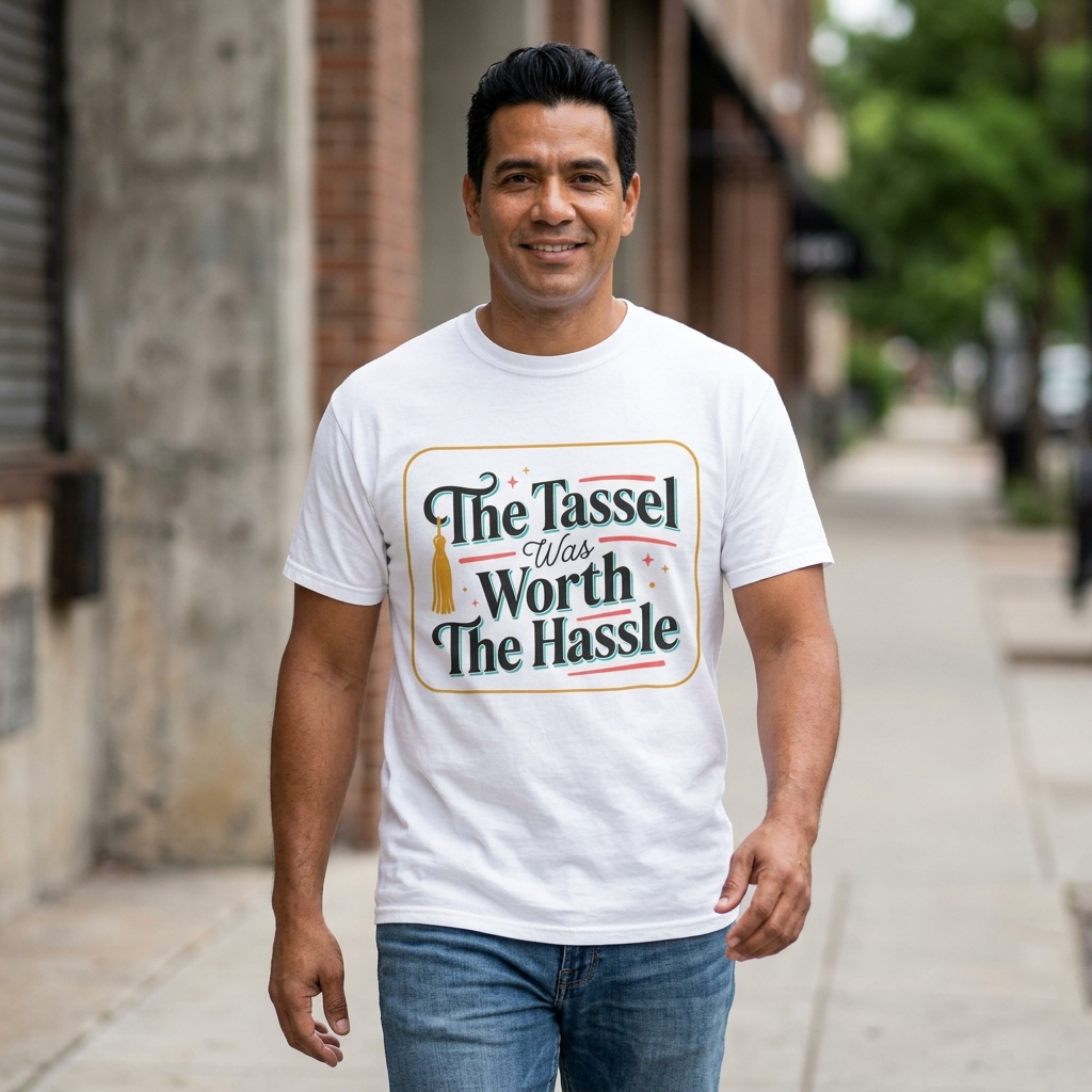 "The Tassel Was Worth The Hassle" Graduation Tee