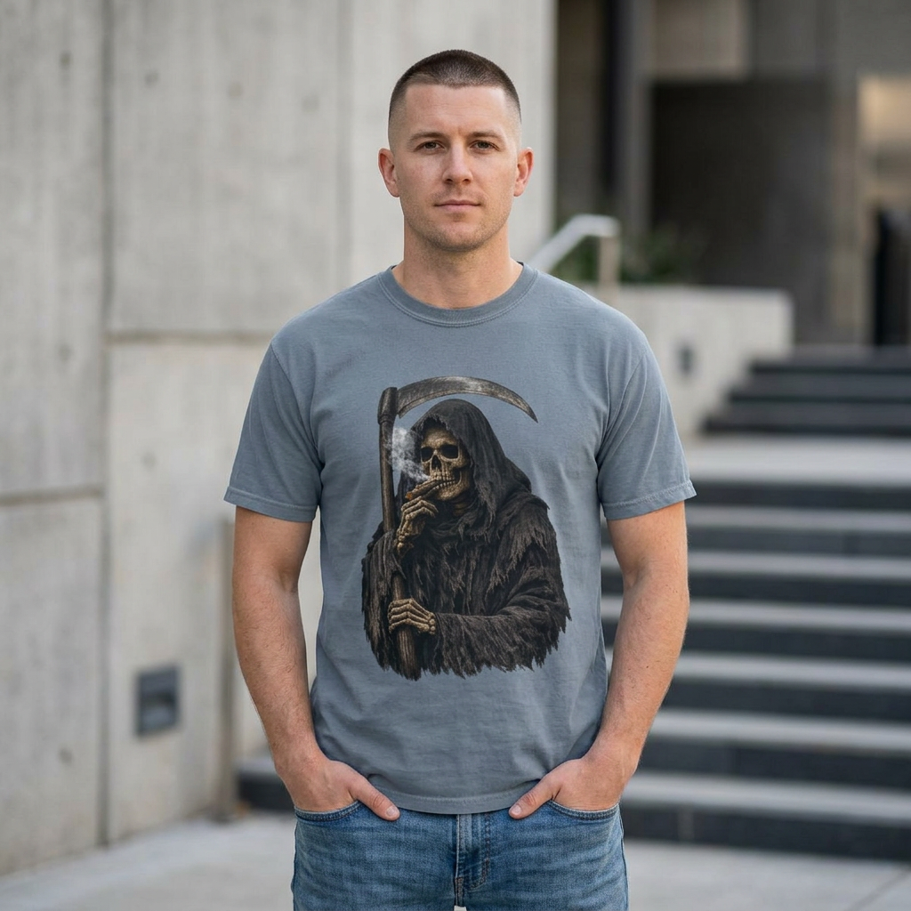 Reaper Skull Scythe Tee