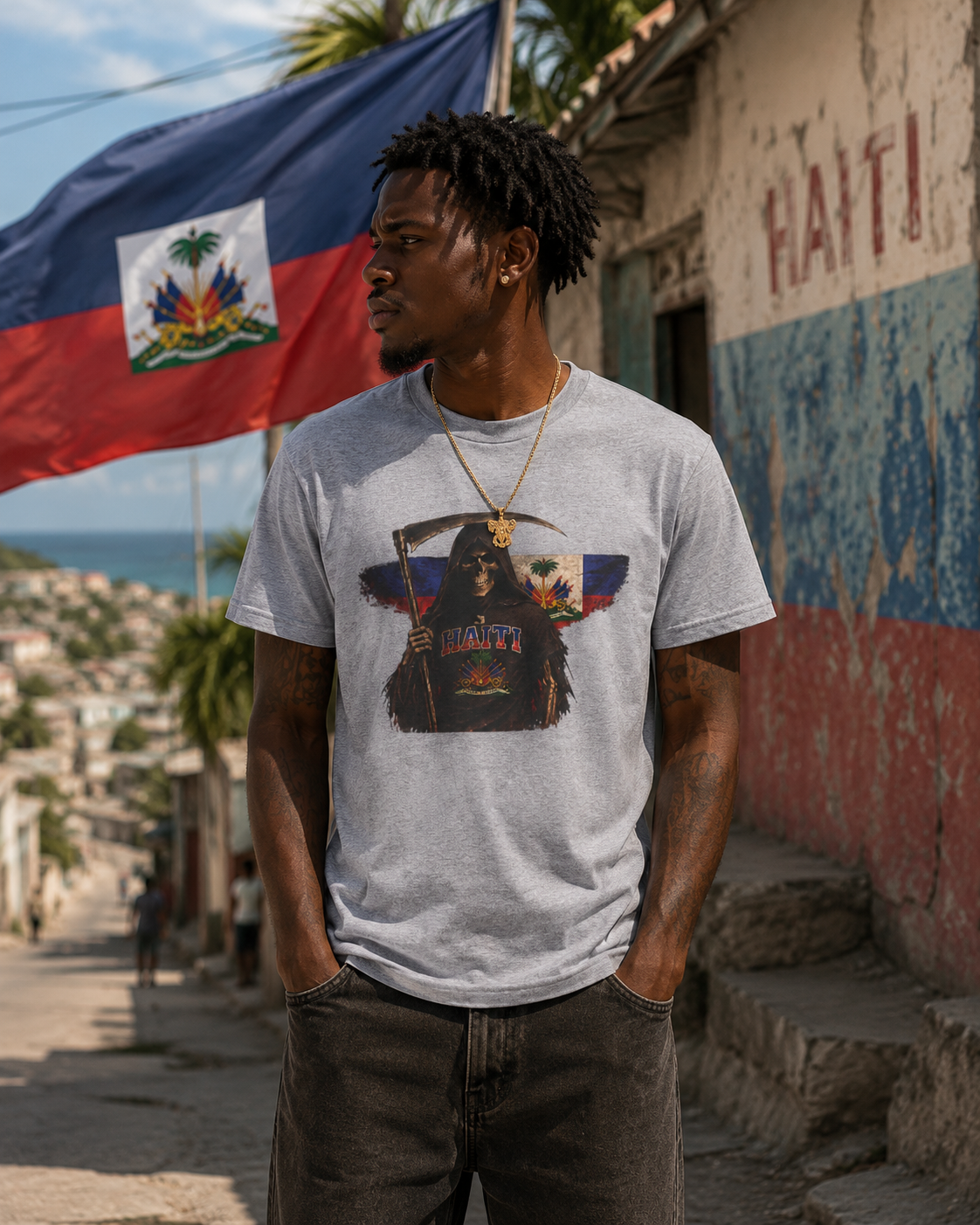 Haitian Pride Reaper Tee
