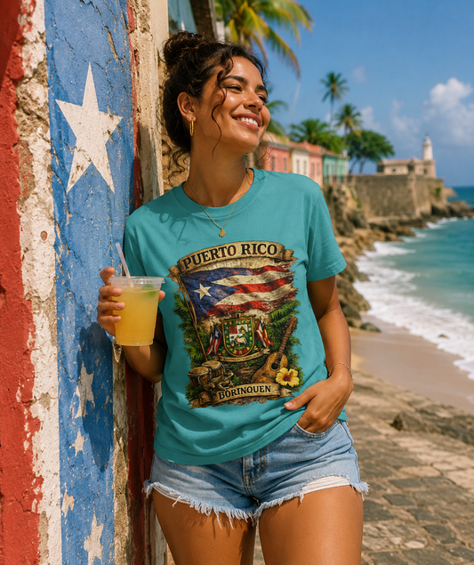 Puerto Rico Heritage Tee